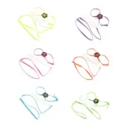 Bird Harness 3.94 Ft Leash Adjustable Training Rope for Small Birds Parrots