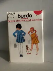 Vtg Burda Sewing Pattern 01209 Size 4 6 8 Dress Better Homes & Gardens
