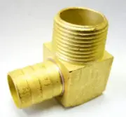 1pc Elbow Brass Barb Fitting 3/4" Hose x 3/4" NPT Fuel MettleAir 139-12E