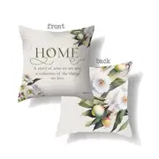 Country Cushion Native Florals Home Filled 45x45cm inc Insert