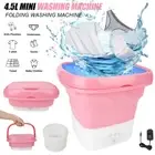 4.5L Portable Washing Machine Foldable Mini Washing Machine for Socks Underwear