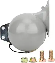 Senyar Air Horn Loud,Universal 8V 110dB Electric Snail Horn Air Trumpet for Car Motorcycle Truck Boat 9A(Gray)