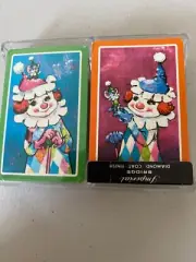 Whitman - Imperial Bridge Diamond Coat Playing Cards - Clowns - New