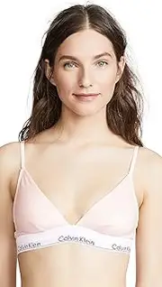 [Calvin Klein] Womens Modern Cotton Triangle Bra Bra - Pink