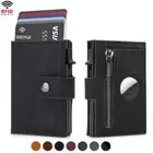 Rfid Carbon Fiber Men Wallets for Airtag Luxury Slim Mini Credit Card Holder