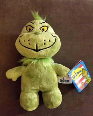 Brand New - Dr. Seuss How The Grinch Stole Christmas - THE Grinch - 10" Plush