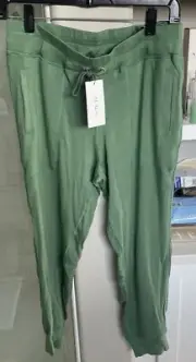 Alala Women’s Drawstring Heron Jogger W/mesh Detail Size M NWT Agave