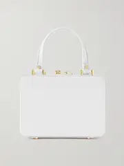 [Gianvito Rossi] Gianvito Rossi - Valì Mini Leather Tote - Off-white - One size One size Off-white