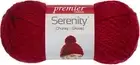 Premier Yarn Serenity Chunky Solid Yarn-Red Ochre (Pack of 3 Skein)