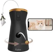 Furbo 360° Cat Camera: Home Security Camera with Meowing Alerts, Rotating with Phone App, Smart Home Indoor Cam with 2-Way Speaker and Colour Night Vision (No Subscription Required)