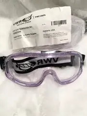 VWR LAB SAFETY GOGGLES INDIRECT VENT ANTI FOG CLEAR LENS 75982-630