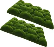 2pcs Wall Decoration Artificial for Craft Foam Simulated Turf Artificial Turf