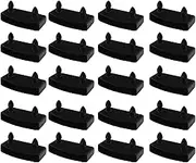 B Baosity 20 Pieces End Caps for Bed, Bed Slat Holder, Multipurpose Portable Bed Base accs, Sides Ends Fixings, Side Slat Bracket Cover for Wooden Bed