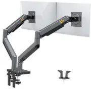 Dual Monitor Arm Ultra Wide Full Motion Swivel Monitor Mount for 22''-32''
