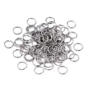 Craftdady 2000Pcs Stainless Steel Open Jump Rings 7mm Round 1.3mm Thick Conne