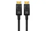 Cruxtec 2m DP 1.4 8K Displayport Male to Male Cable Display Port Connector Black