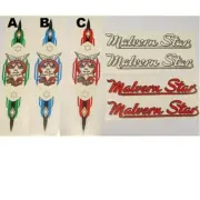 Malvern Star 1950s 60s B decals for vintage bicycle