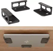 under Desk Mount for Laptop,Under Desk Metal Shelf Organize Laptop,Keyboard,Macb