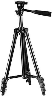 HEATSHAKING 1pc Aluminum Alloy Tripod with Multi Position Phone Holder for Mobile Broadcasting and Cameras Durable Versatile Stand for Flat Surfaces for Friends and Family Black