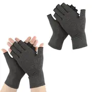 1 Pair of Sprots Protective Gloves for Men Women Gray