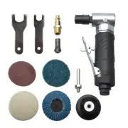 1/4 inch angle air die grinder with 4 pcs 2 roll lock sanding discs