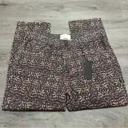 One Teaspoon Azteca Leopard Tapered Denim Jean Size 29 Casual Cropped Cotton NEW