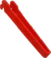 Kibbeh Multifunctional Rack Tool, Push & Pull Clip for Small Kitchen, Oven & Air Fryer (Red)