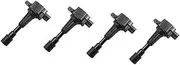 Car Engine Coil Assembly, Ignition Coil 4Pcs Ignition Coil Assembly, for Mazda, 3 BL BK 1.4 1.6 1.4L 1.6L ZJ01-18-100 ZJ01-18-100A