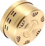 KOCKSHION Box Portable Box Can Burner Holder Pot Supply Massage Burner Case Apparatus Equipment Copper Golden
