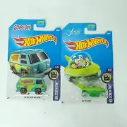 2015 Hot Wheels HW Screen Time Mystery Machine The Jetsons Lot Of 2 NEW