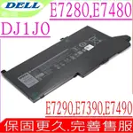 DELL DJ1J0 電池適用 戴爾 LATITUDE 7280 7390 7480 7290 7490 P73G001 P73G002 2X39G PGFX4 F3YGT E7280 E7290
