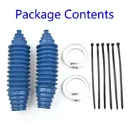 2 Sets Universal-Rack And Pinion Steering Boot Kit Silicone Gaiter W-Ties&Clamp