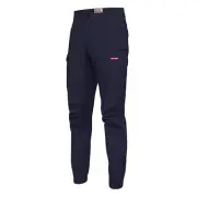 Hard Yakka 3056 STRETCH RIPSTOP CARGO PANT WITH CUFF Navy- 72R, 77R, 82R Or 87R