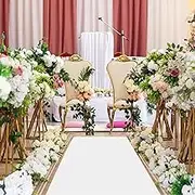Aisle Runner for Wedding Exhibition Carpet 1 m Wide 2 mm Thick Disposable White Rug for Weddings Christmas Xmas Thanksgiving Outdoor Accessories Holiday Parties Special Events Easy to Cut (Size : 1.5