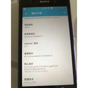 Sony Xperia Z1 C6902 （已換全新電池）