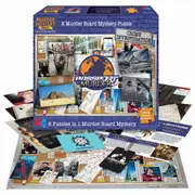 1000pc Murder Mystery Party Case Files Puzzle Passport to Murder Game Toy 15+