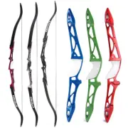 12-40Ibs 66" 68'' 70''Recurve Bow Takedown Aluminum Riser Archery Hunting Target