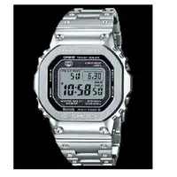 在飛比找momo購物網優惠-【CASIO 卡西歐】G-SHOCK太陽能電波藍牙電子錶/銀