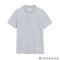 在飛比找Yahoo奇摩購物中心優惠-GIORDANO 男裝經典素色抗菌POLO衫 - 41 中花