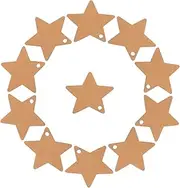 Angoily 100pcs Star Shaped Paper Tags Writable DIY Ornaments for Party Favors Present Wrapping and Holiday Decor Versatile Present Tags for Creative Crafts