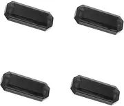4pcs Solar Flash Warning Light Automotive Cars Interior Car Accessories Security Lights Simulated Car Alarm Simulated Alarm Automobile Lamp Charging Flashing LED Black