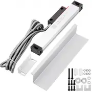 VEVOR Lathe Linear Scale 150 mm Linear Glass Scale, High Accuracy 0.0002" Optical Length, Precision Linear Scale, Aluminum Body for Drilling, Grinding