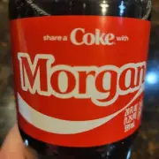 Share A Coke With Name Morgan Limited Edition Coca Cola Bottle 20 oz Coca Cola