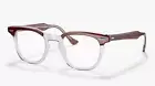 Ray-Ban HAWKEYE Reading Glasses RB 5398 5112 48-21 Bordeaux Red Frames Readers