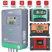 100A MPPT Solar Charge Controller 12V 24V 36V 48V Dual USB PV Battery Regulator