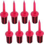 WESIEVYA 8pcs Golf Ball Nail Seat Brush Tees Golf Driving Range Tee Golf Unbreakable Golf Tees Golf Mat Tees Golf Simulator Tees Brush Golf Tees Indoor Golf Tees Golf Brush Tees