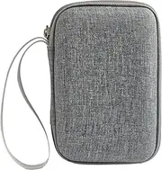 Hard Case Cover for Yoto Mini Player, Storage Holder Case with Mesh Pocket for Kids Audio Music Accessory Card (Grey)
