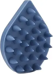 EXQUIMEUBLE 1Pc Water Drop Shaped Silicone Shampoo Brush Scalp Massager for Improved Comfortable to Use Bath Brush for Hair Health and Relaxation for Home Use