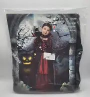 Vampire Kids Dress Gothic Halloween Costume Large 7 - 9 years - NEW