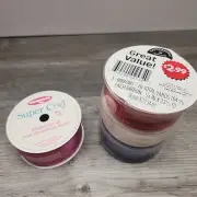 Brand New In Package Red, White, Blue & Hot Pink Curling Ribbon